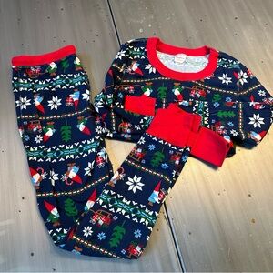 Hanna Andersson Women’s Gnome Sweet Gnome Pajama Set size Small
